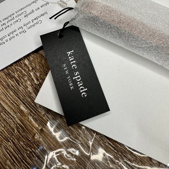 Kate Spade Warm Gingerbread Dog Dangle Bag Charm Wiener Dog Dachshund Bag Charm - Picture 7 of 8